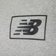 T-shirt New Balance Essentials Logo grigio atletico da uomo 6