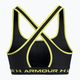 Reggiseno fitness Under Armour Crossback Mid nero/giallo lime 6