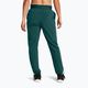 Pantaloni da allenamento Under Armour Sport High Rise Woven hydro verde acqua/bianco da donna 3