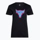 Maglietta da allenamento Under Armour Project Underground Core T nero/blu virale da donna