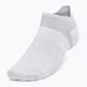 Calzini da corsa Under Armour Dry Run Lite No Show da uomo 3 paia bianco/bianco/riflettente 2