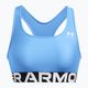 Reggiseno da allenamento Under Armour HG Authentics Mid Branded horizon blu/bianco 4