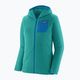 Felpa da trekking da donna Patagonia R1 Air Full-Zip blu subtidal 3