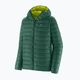 Felpa con cappuccio da uomo Patagonia Down Sweater Hoody verde conifera 3