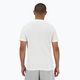 T-shirt New Balance Uomo con logo impilato, bianco 3