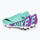 Scarpe da calcio per bambini Nike JR Mercurial Zoom Vapor 15 FG/MG iper turchese/nero/bianco/fuchsia dream 3