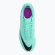 Scarpe da calcio per bambini Nike JR Mercurial Zoom Vapor 15 FG/MG iper turchese/nero/bianco/fuchsia dream 6