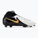 Uomo Nike Phantom Luna II Pro FG scarpe da calcio bianco / oro metallico coin / nero 2