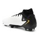 Nike Phantom Luna II Academy FG/MG scarpe da calcio bianco / oro metallico coin / nero 3