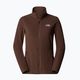 Felpa The North Face 100 Glacier FZ marrone fumo da donna 5