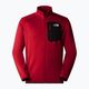 Felpa da uomo The North Face Crest FZ rosso granata/nero 5