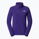 Felpa donna The North Face 100 Glacier 1/4 Zip peak viola