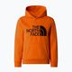 The North Face Drew Peak P/O Felpa con cappuccio arancione per bambini 4