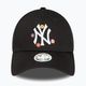 Cappello da baseball New Era Flower 9Forty New York Yankees donna nero 2