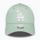 Cappello da baseball New Era League Essential 9Forty Los Angeles Dodgers verde da donna 2