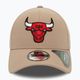 Cappello da baseball New Era Repreve 9Forty Chicago Bulls uomo marrone pastello 2