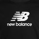 Felpa New Balance Stacked Logo French Terry Crew uomo nero 7