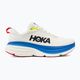 HOKA Bondi 8, scarpe da corsa da uomo, bianco/azzurro virtuale 2
