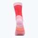 HOKA Crew Run Sock 3 paia di calzini da corsa cerise/papaya/aura 4