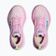 Scarpe da corsa da donna HOKA Bondi 8 rosa twilight/waterpark 5