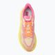 HOKA Clifton 9 scarpe da corsa fucsia/vaniglia per bambini 5