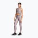 Leggings da allenamento Under Armour HeatGear Rib tetra grigio/bianco da donna 2