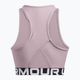 Canotta Under Armour Heat Gear Rib tetra grigio/bianco da donna per allenamento 2