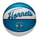 Wilson NBA Team Retro Mini Charlotte Hornets mare taglia 3 basket per bambini 3