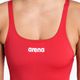Costume intero donna arena Team Swim Pro Solid rosso/bianco 8