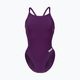 Costume intero donna arena Team Swimsuit Challenge Solid prugna/bianco 4