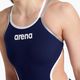 Costume intero donna arena One Double Cross Back One Piece navy/bianco/argento 6