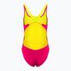 Costume intero donna arena Team Swim Tech Solid freak rosa/verde tenue 2