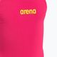 Costume intero Arena Team Swim Tech Solid freak rosa/verde tenue per bambino 3