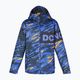 DC Propaganda giacca da snowboard angolata tie dye da uomo blu royal 9