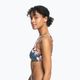 ROXY Into The Sun Athletic Triangle swimsuit top mood indigo tropical depht 3