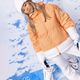 Giacca da snowboard donna ROXY Chloe Kim Puffy mock arancione 6