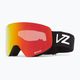 VonZipper Encore nero satinato/fuoco di bosco cromato occhiali da snowboard 5