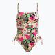 Costume intero donna ROXY Printed Beach Classics Lace UP antracite palm song s