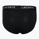 Slip Lacoste uomo 8H3472 3 paia nero/bianco/argento chine 5