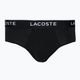 Slip Lacoste uomo 8H3472 3 paia nero 2