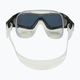 Maschera da nuoto in titanio trasparente/oro Aquasphere Vista Pro 5
