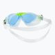 Maschera da bagno per bambini Aquasphere Vista trasparente/verde brillante/blu MS5080031LB 4