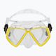 Maschera da snorkeling per bambini Aqualung Cub trasparente/gialla 2