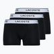 Boxer Lacoste da uomo 5H8385 3 paia nero