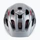 Alpina Anzana argento scuro/nero/rosso lucido casco da bici 2
