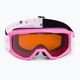 Occhiali da sci Alpina Piney rosa/rosa opaco/arancio per bambini 2