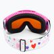 Occhiali da sci Alpina Piney rosa/rosa opaco/arancio per bambini 3