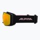 Occhiali da sci Alpina Estetica Q-Lite nero/rosa opaco/arcobaleno sph 4