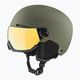 Alpina Arber Visor Q Lite casco da sci oliva opaca