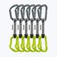 EDELRID Pure Set da 6 pezzi per arrampicata express. 10 cm ardesia/oasi